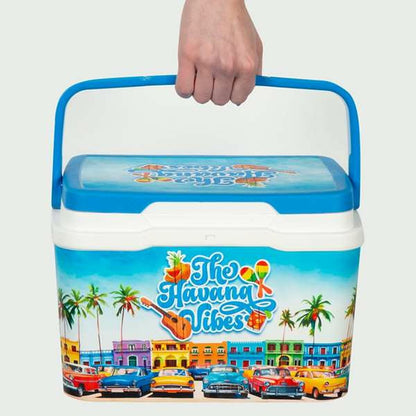 Bärbar kyl Aktive The Havana Vibes 5 L finns hos Aktivcamping