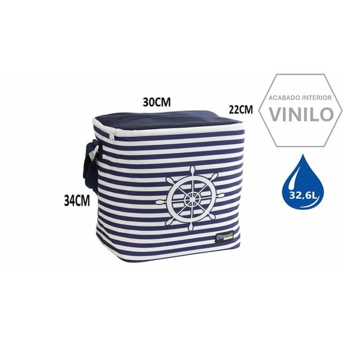 Bärbar kyl Bismark 30 x 34 x 22 cm Polyester 30 L finns hos Aktivcamping