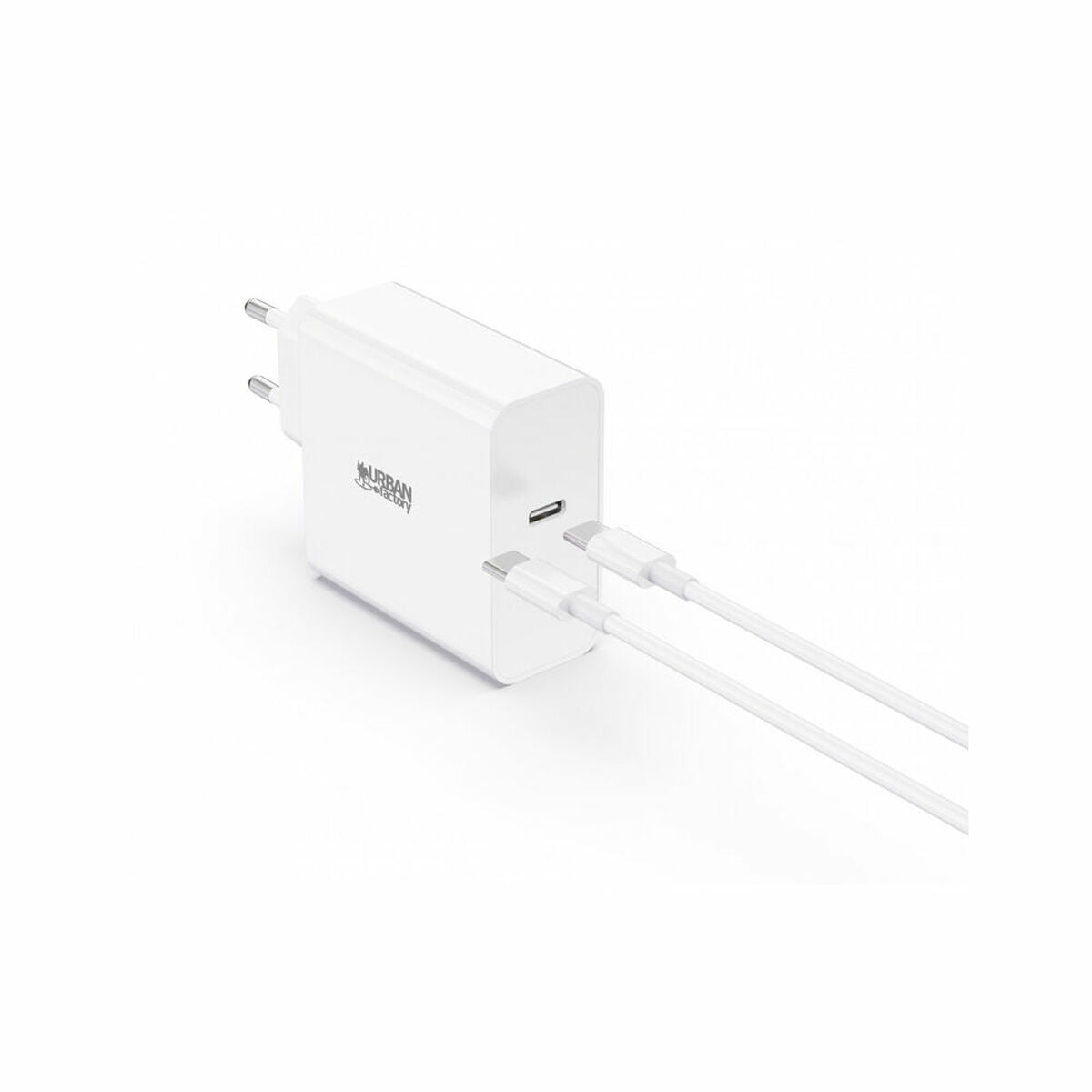 Bärbar laddare Urban Factory PSC65UF (2 m) Vit finns hos Aktivcamping