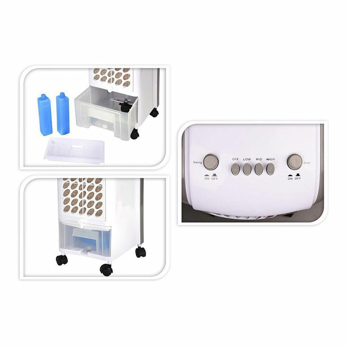 Bärbar luftkonditionering EDM 33516 80 W 3,6 L finns hos Aktivcamping