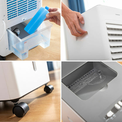 Bärbar multifunktionell evaporativ luftkonditionering Airvecove InnovaGoods 5 L 65 W finns hos Aktivcamping