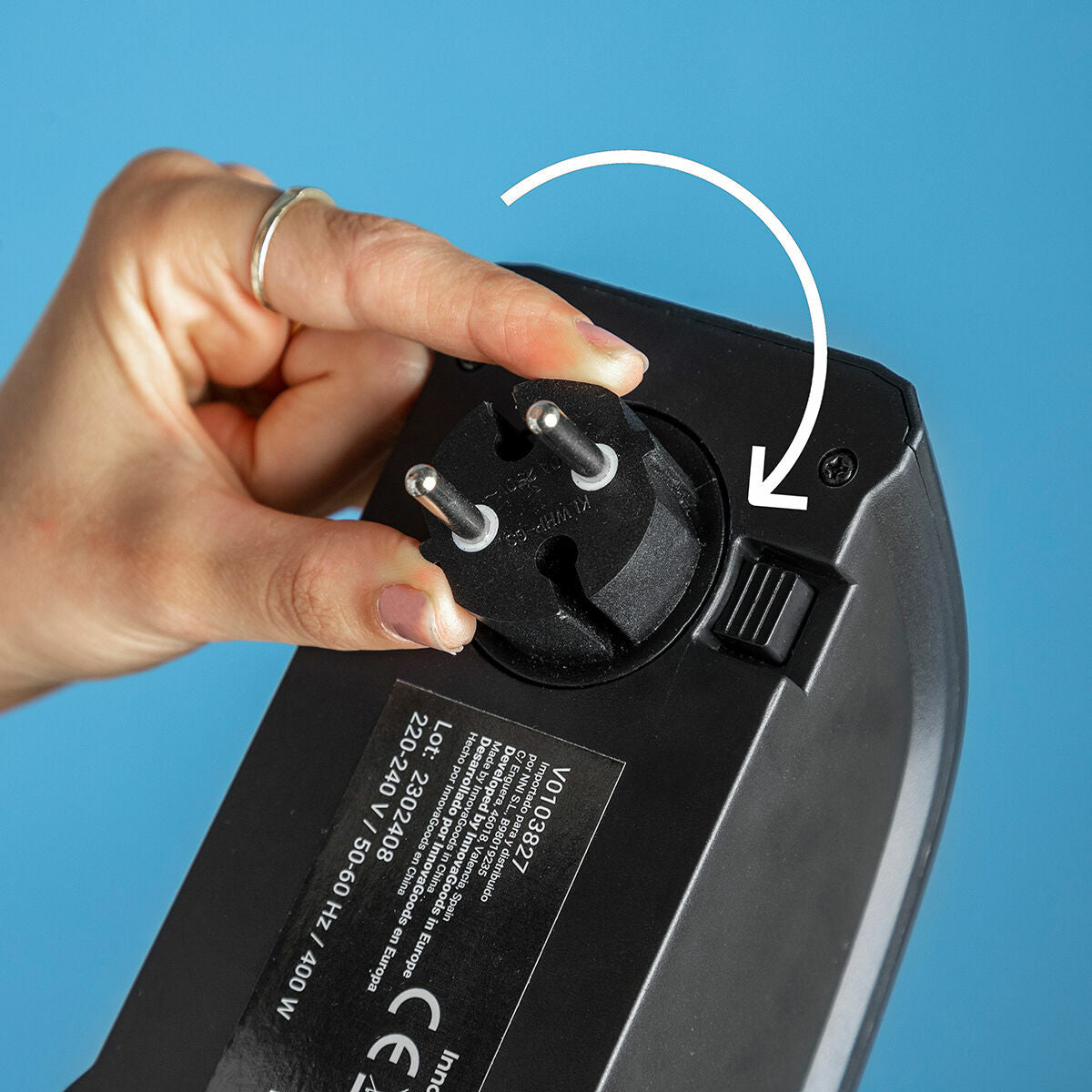 Bärbar plug-in-minivärmare Heatpod InnovaGoods 400 W - finns hos Aktivcamping