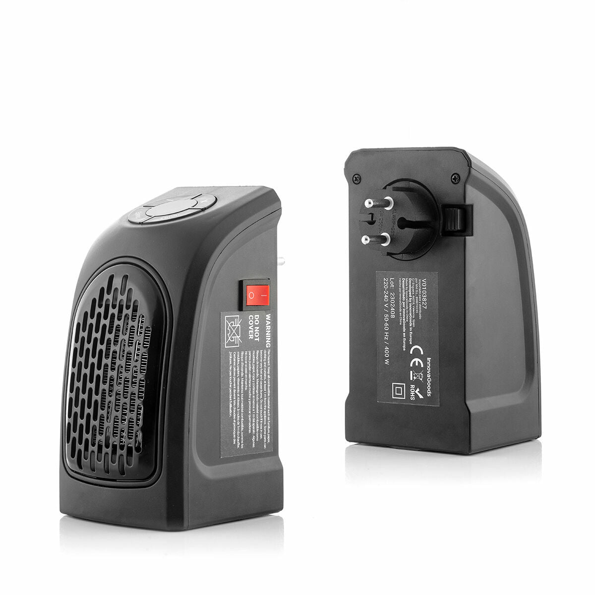 Bärbar plug-in-minivärmare Heatpod InnovaGoods 400 W - finns hos Aktivcamping