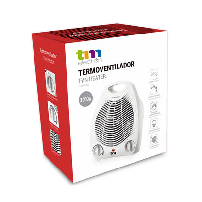 Bärbar värmefläkt TM Electron 1000-2000 W finns hos Aktivcamping