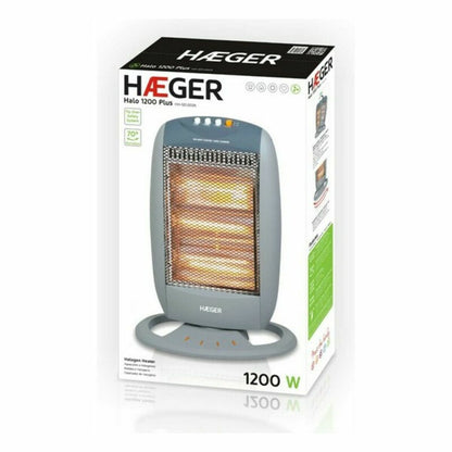Bärbart värmeelement Haeger HH-120.002A Vit 1200 W finns hos Aktivcamping