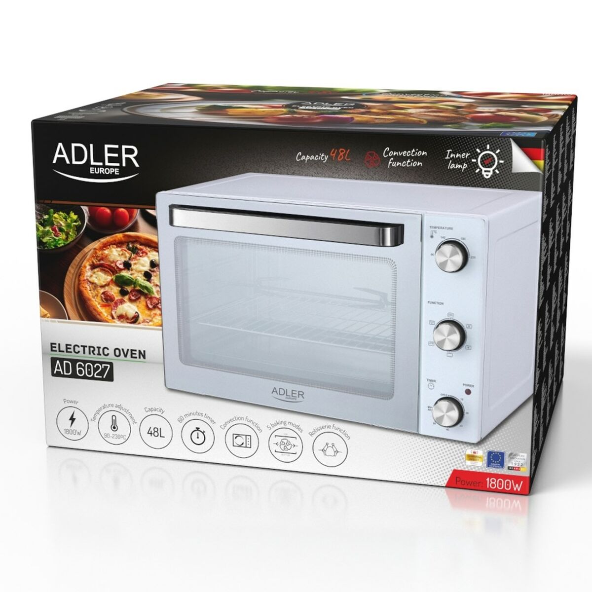 Campingkök Adler AD 6027 1800 W - finns hos Aktivcamping