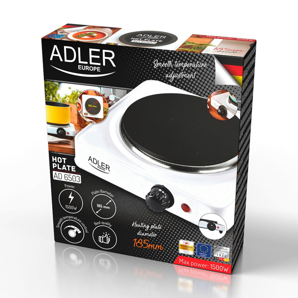 Campingkök Adler AD 6503 1500 W finns hos Aktivcamping