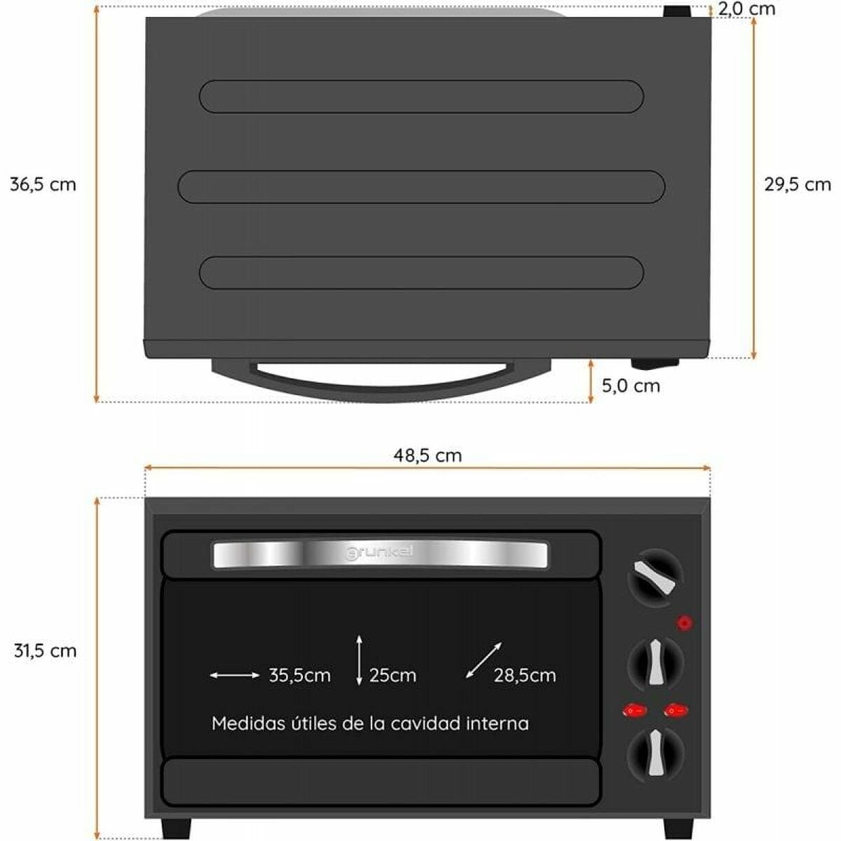 Campingkök Grunkel HR-28N RM 1600 W finns hos Aktivcamping