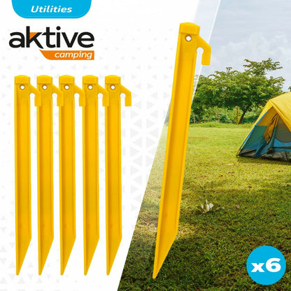 Campingpinne Aktive 6 Delar (24 antal) finns hos Aktivcamping