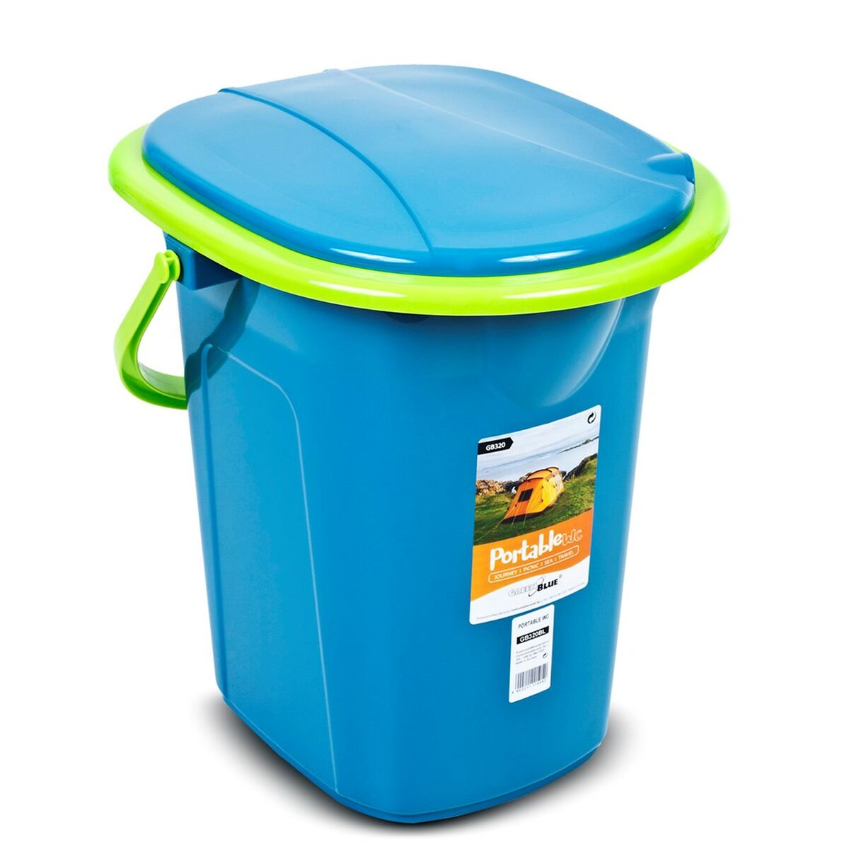 Campingtoalett Greenblue GB320BL finns hos Aktivcamping