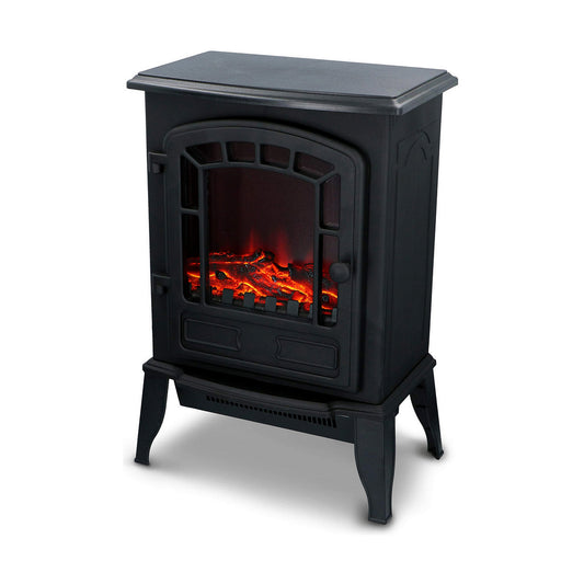 Dekorativ och elektrisk öppen spis för vägg Classic Fire Torino Svart 2000 W 56,5 x 24 x 38 cm finns hos Aktivcamping
