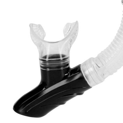 Dykmask med snorkel och simfötter AquaSport Svart Vuxna (2 antal) - finns hos Aktivcamping