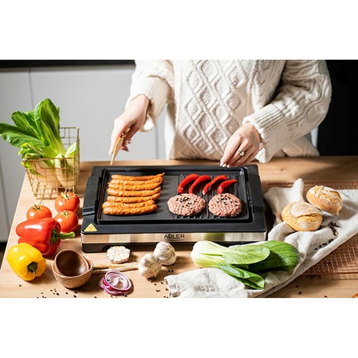 Elektrisk Grill Adler AD 6614 3000 W finns hos Aktivcamping