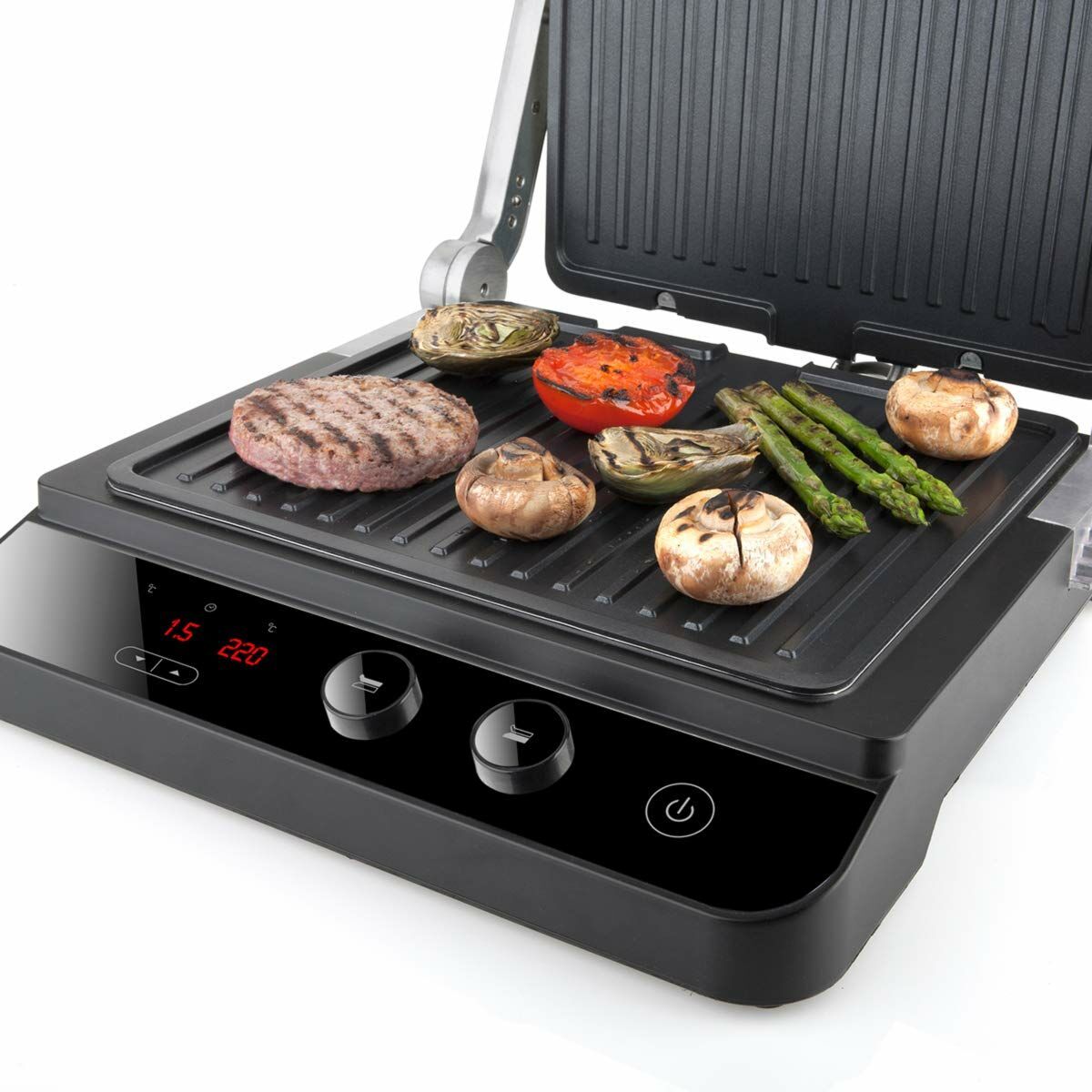 Elektrisk Grill Black & Decker BXGR2000E Svart 2000 W finns hos Aktivcamping