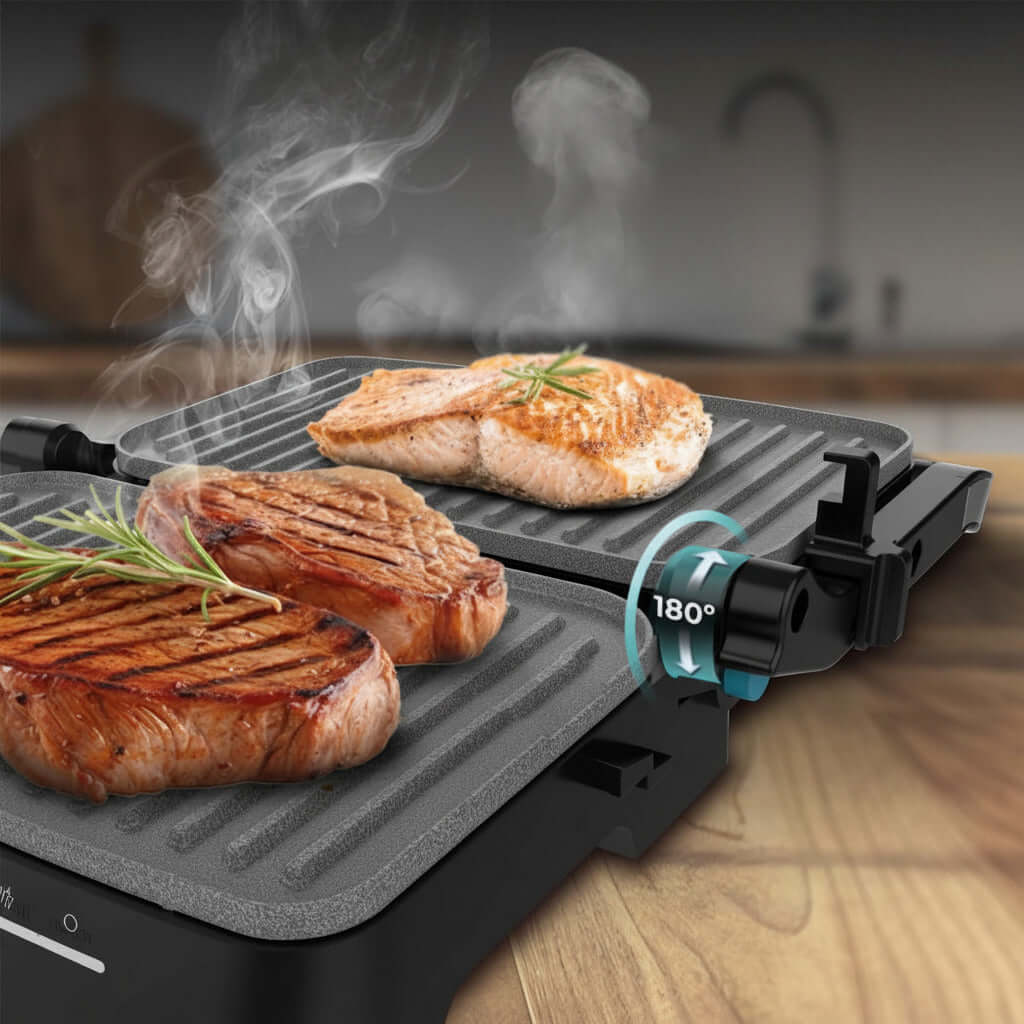 Elektrisk Grill Cecotec 1500 Full Open finns hos Aktivcamping