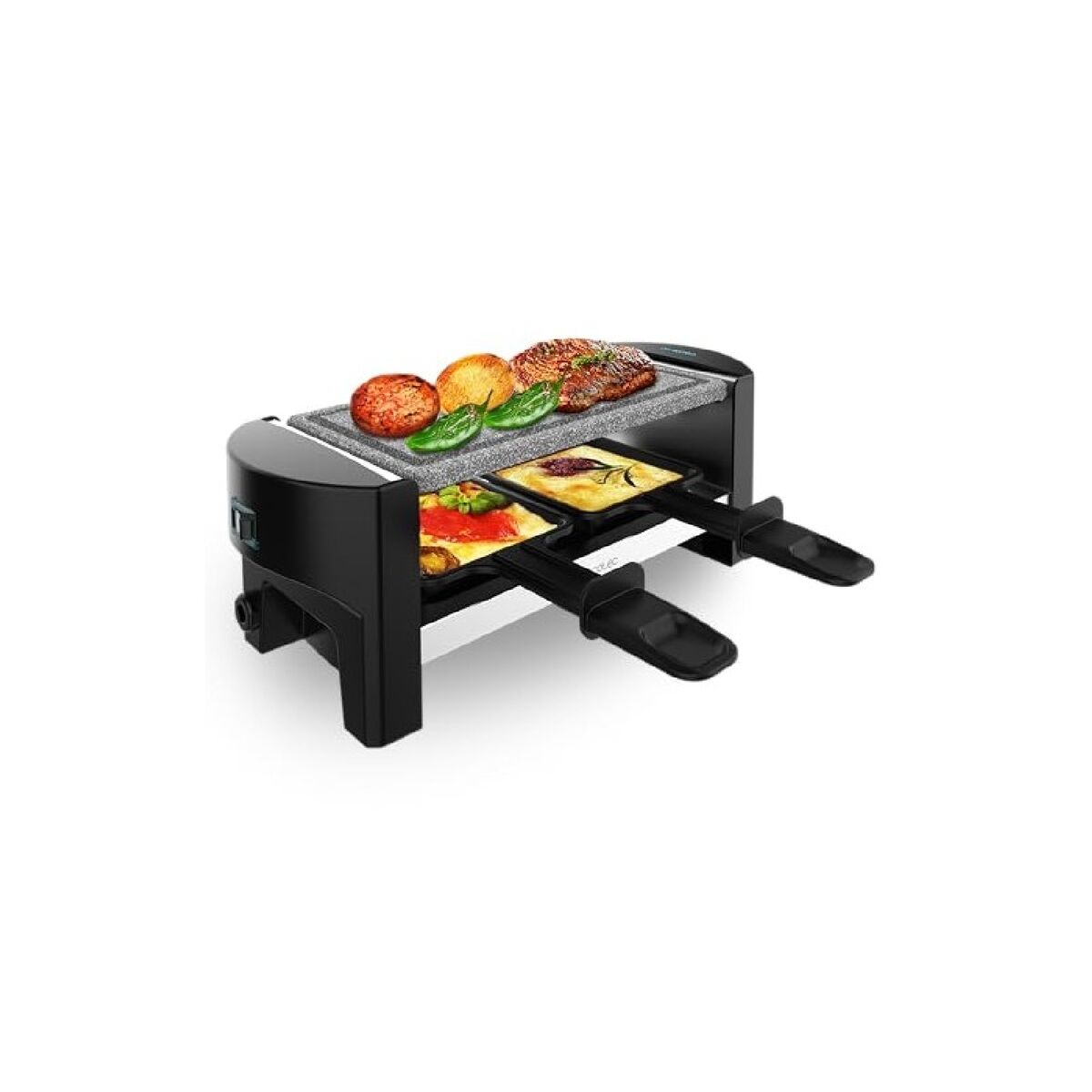 Elektrisk Grill Cecotec 3200 Pocket AllStone Svart - finns hos Aktivcamping