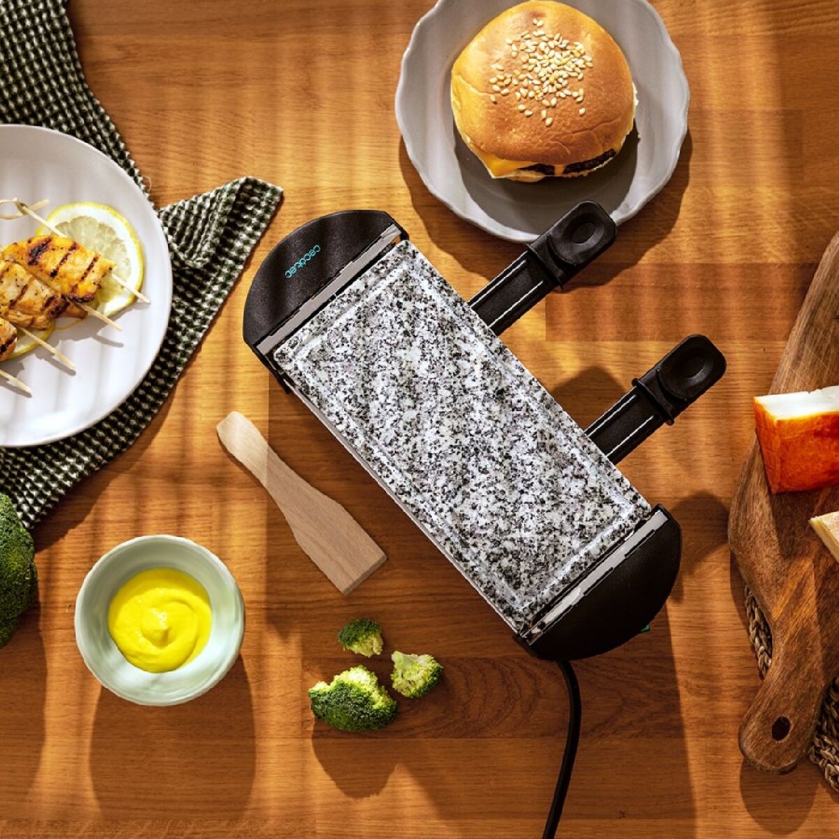 Elektrisk Grill Cecotec 3200 Pocket AllStone Svart - finns hos Aktivcamping