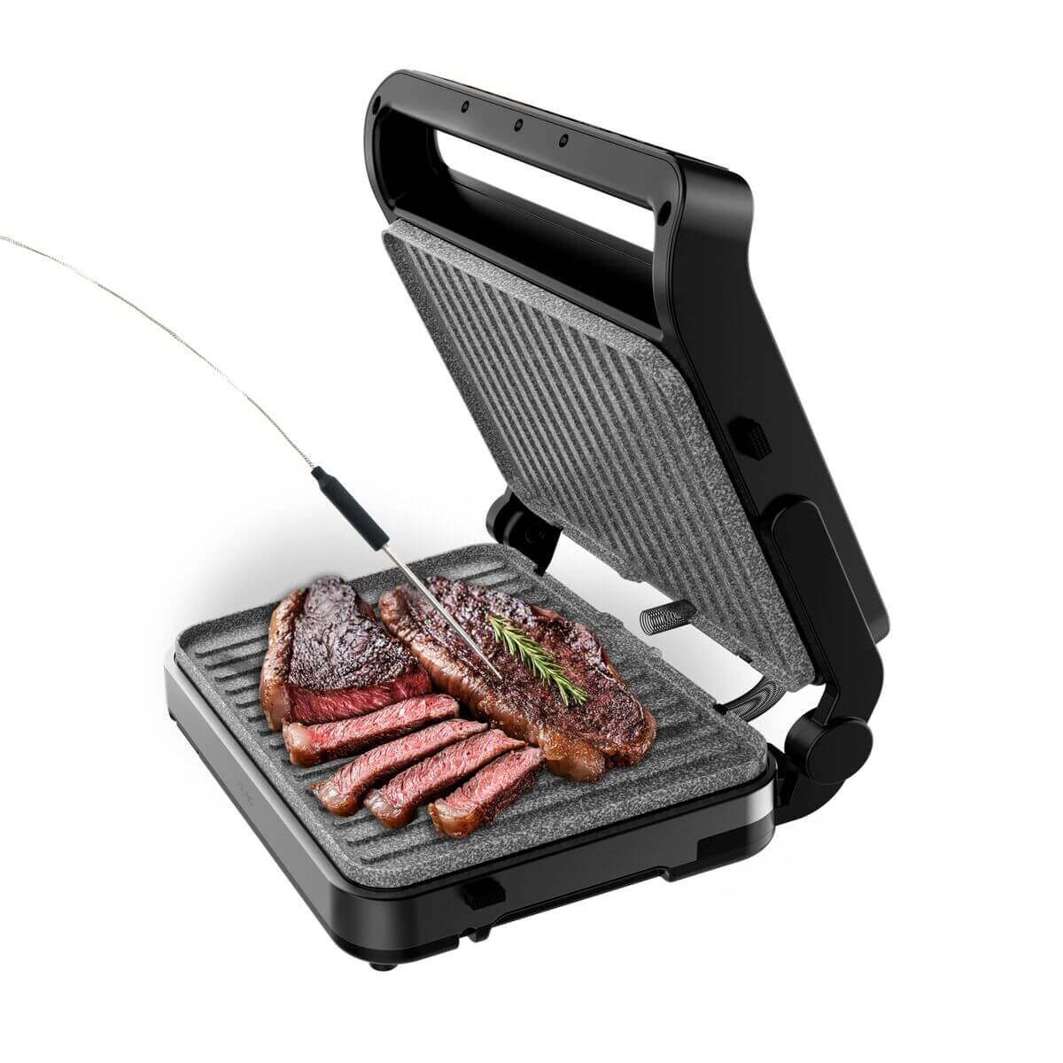 Elektrisk Grill Cecotec Rock'nGrill 2000 PerfectCook finns hos Aktivcamping