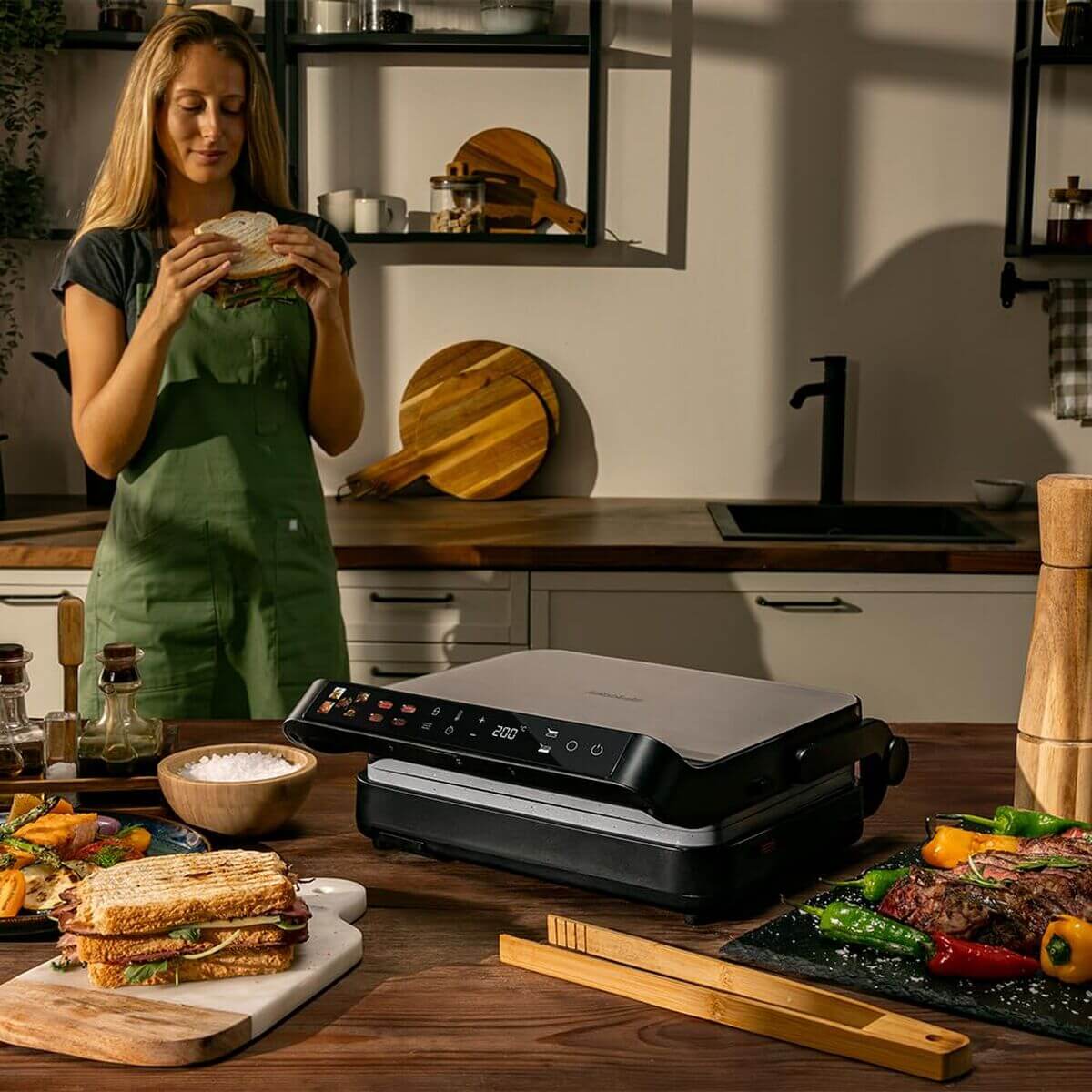 Elektrisk Grill Cecotec Rock'nGrill 2000 PerfectCook finns hos Aktivcamping