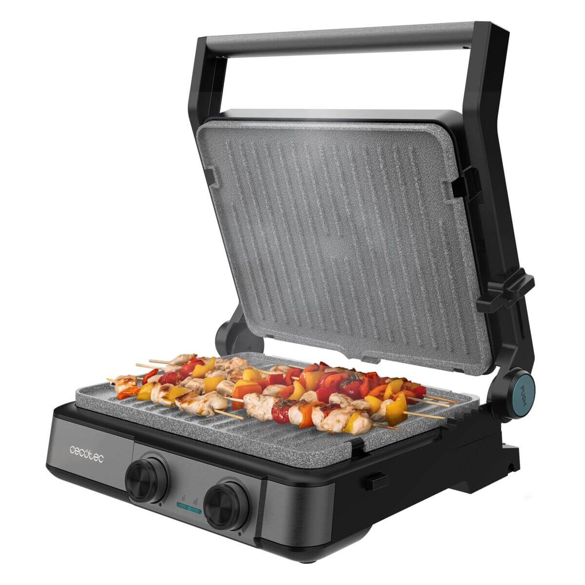 Elektrisk Grill Cecotec Rock’nGrill 2200 Dual finns hos Aktivcamping