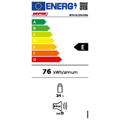 Elektrisk bärbar kyl Mpm MPM-28-CBM-08Y Grå Polyuretan 24 L 42,6 x 43,1 x 31,1 cm finns hos Aktivcamping