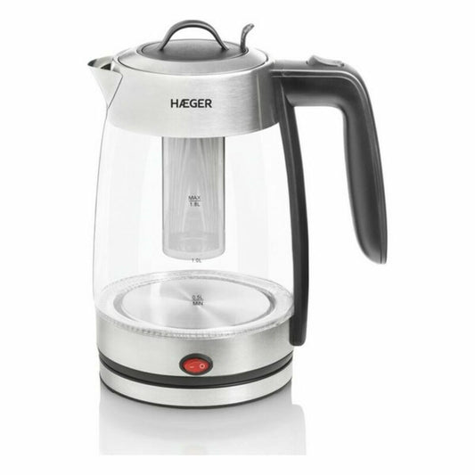 Elektrisk vattenkokare och tekanna Haeger EK-22F.020A Vit Rostfritt stål 2200 W finns hos Aktivcamping