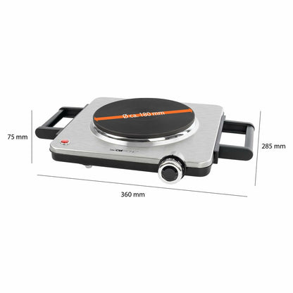 Elektrisk värmeplatta Clatronic EKP 3788 1500 W finns hos Aktivcamping