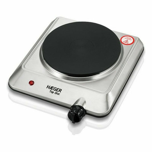 Elektrisk värmeplatta Haeger HP-01S.014A Rostfritt stål Campingspis Svart Silvrig 1500W finns hos Aktivcamping