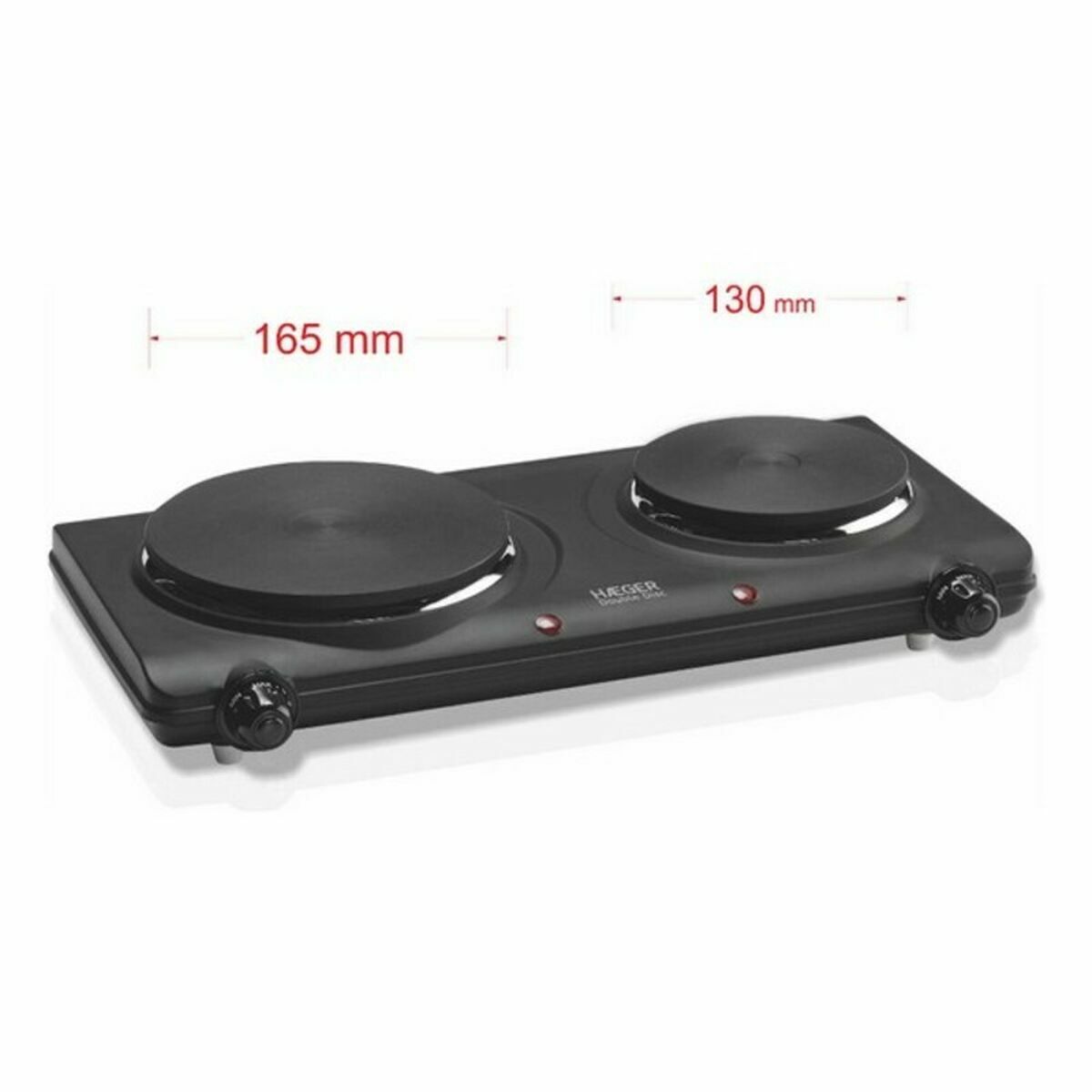 Elektrisk värmeplatta Haeger HP-02B.013A Svart 2250W finns hos Aktivcamping