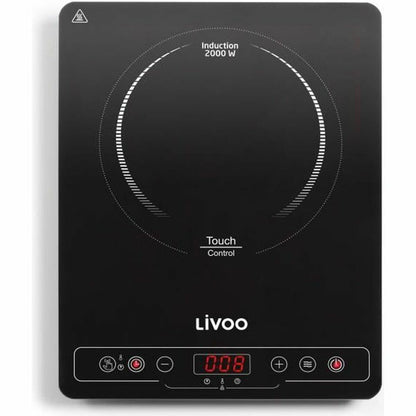Elektrisk värmeplatta Livoo DOC235 2000 W Svart finns hos Aktivcamping