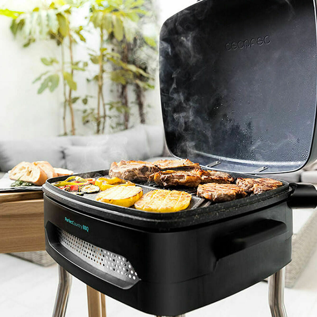 Elektriska Grillen Cecotec PerfectCountry BBQ 2000W finns hos Aktivcamping