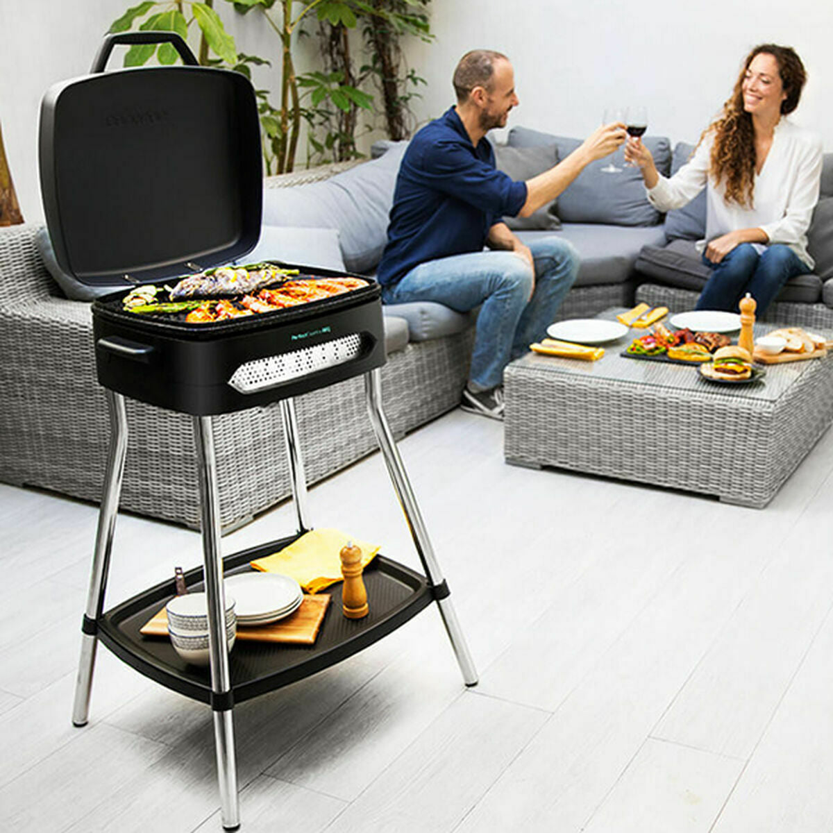 Elektriska Grillen Cecotec PerfectCountry BBQ 2000W finns hos Aktivcamping