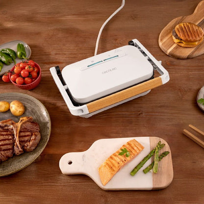 Elektriska Grillen Cecotec Rock'nGrill 1200 Wood W 1300 W finns hos Aktivcamping