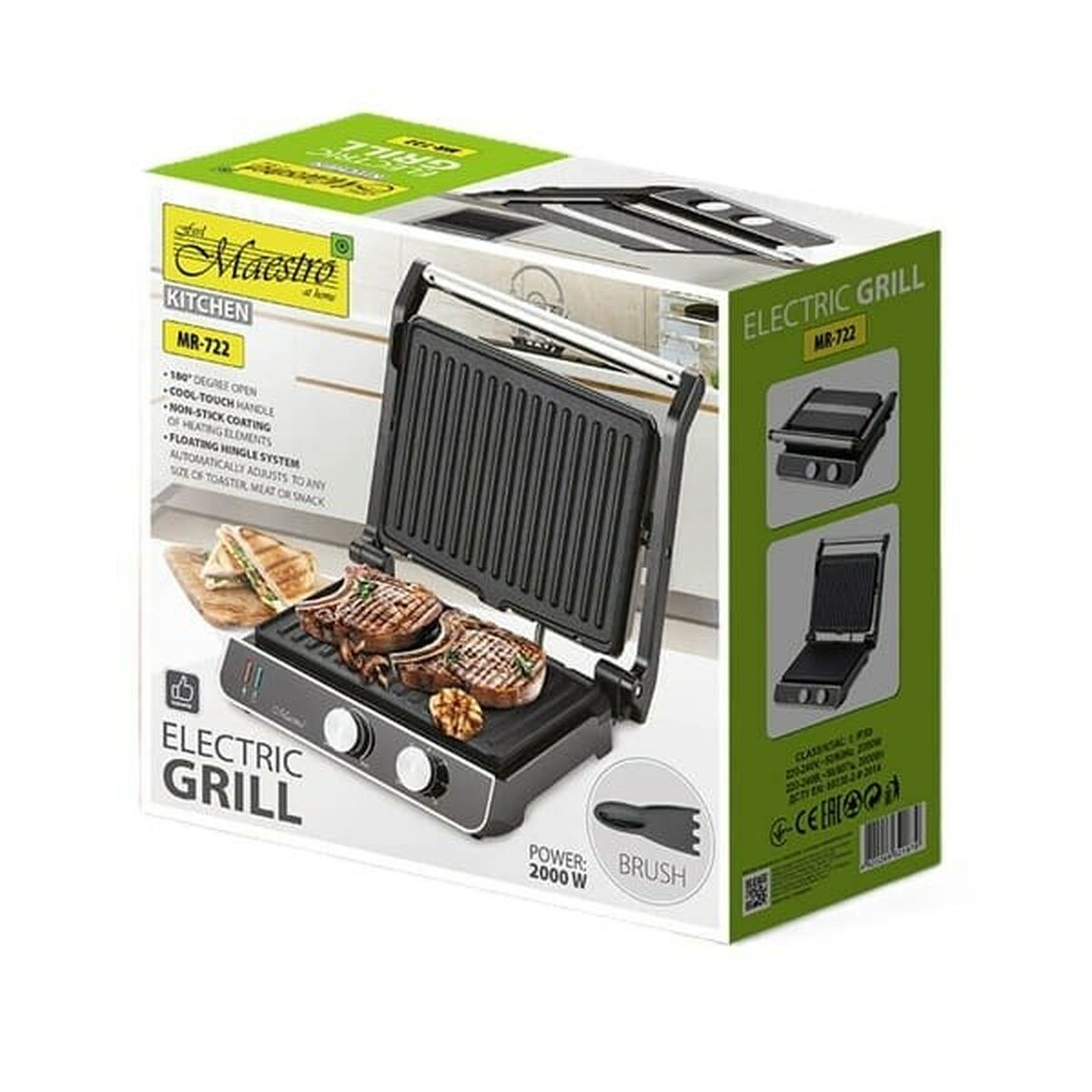 Elektriska Grillen Feel Maestro MR-722 2000 W - finns hos Aktivcamping