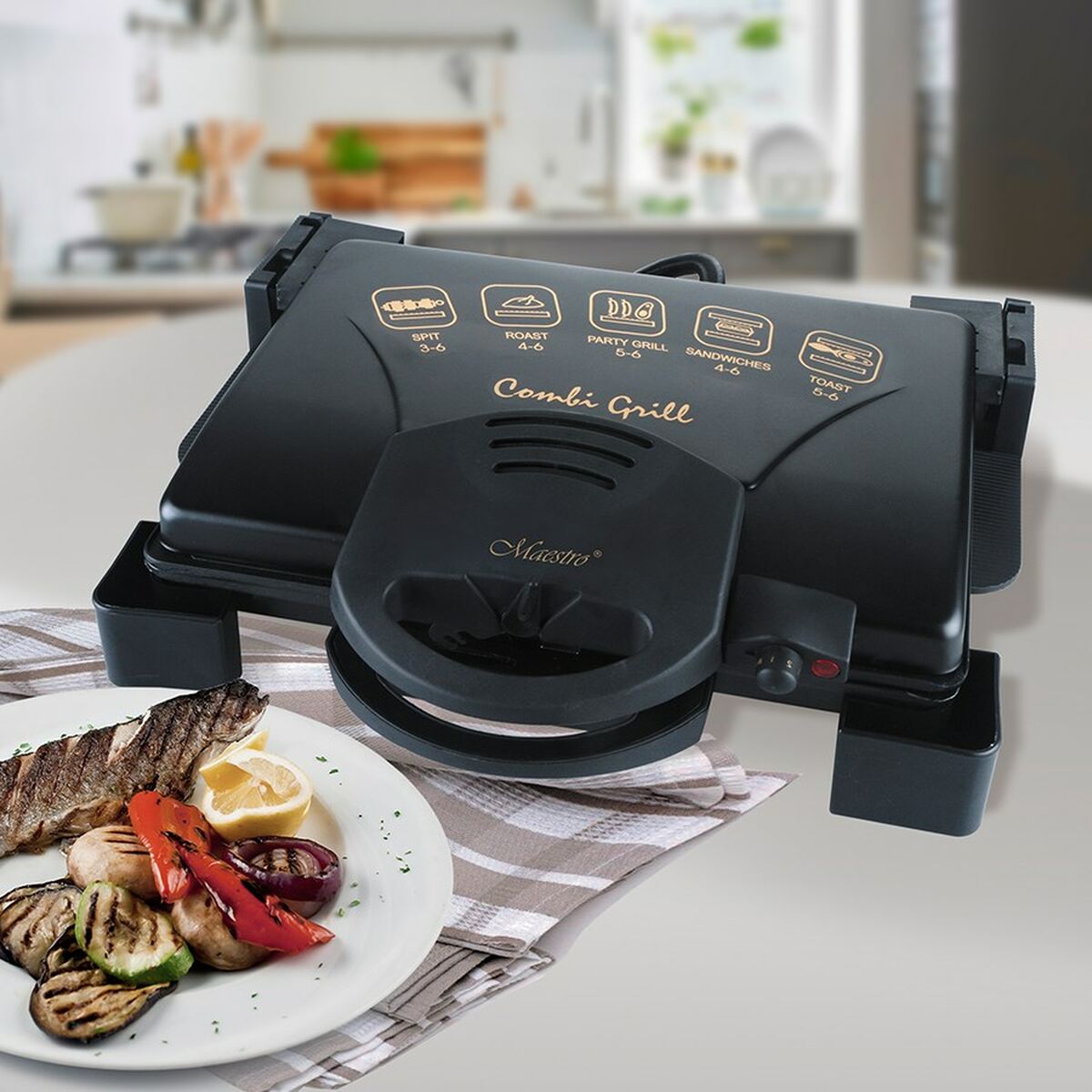 Elektriska Grillen Feel Maestro MR717 1900 W finns hos Aktivcamping