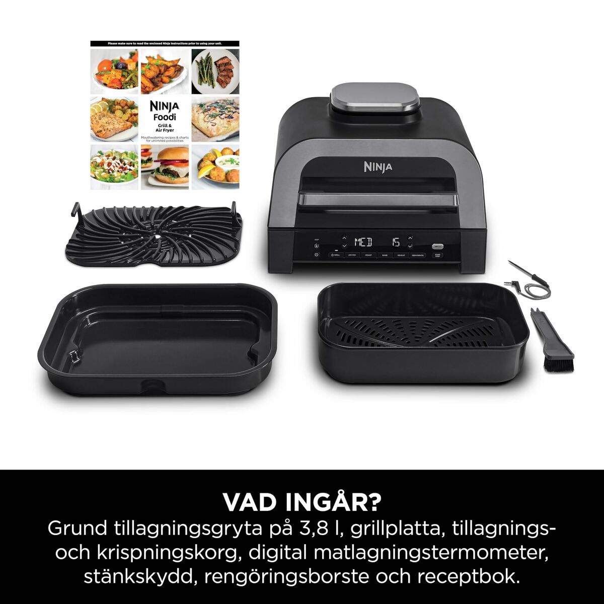Elektriska Grillen NINJA finns hos Aktivcamping