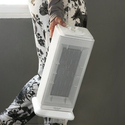 Elektriskt keramiskt värmeelement Cecotec Ready Warm 6200 Ceramic Sky 2000W Vit - finns hos Aktivcamping