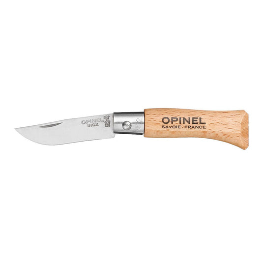 Fickkniv Opinel Nº2 Rostfritt stål bokträ 3,5 cm finns hos Aktivcamping