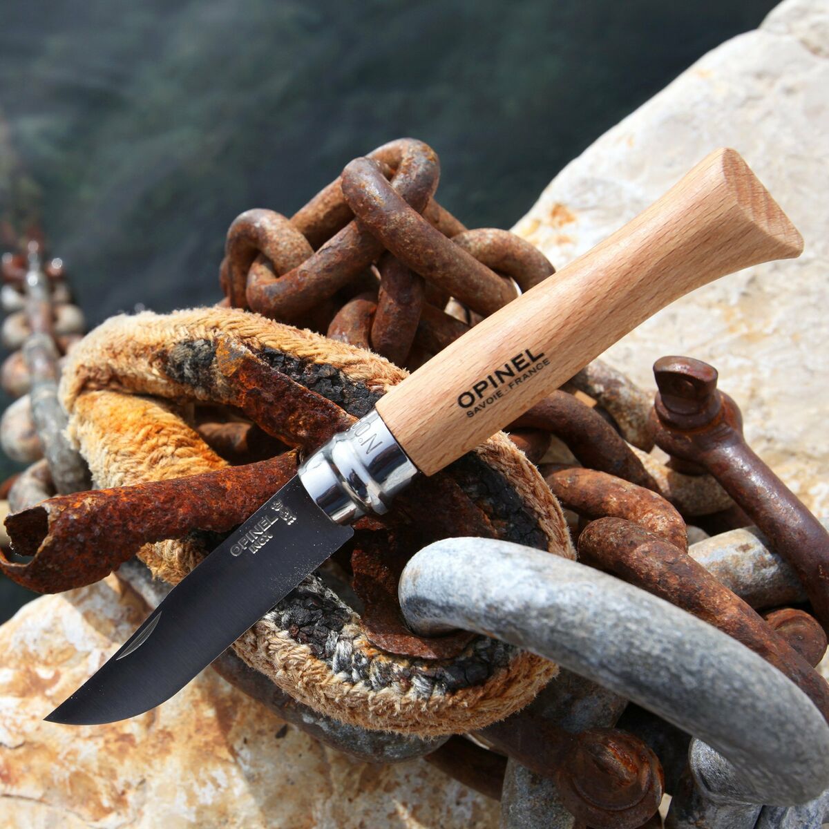 Fickkniv Opinel Nº9 9 cm Rostfritt stål bokträ finns hos Aktivcamping