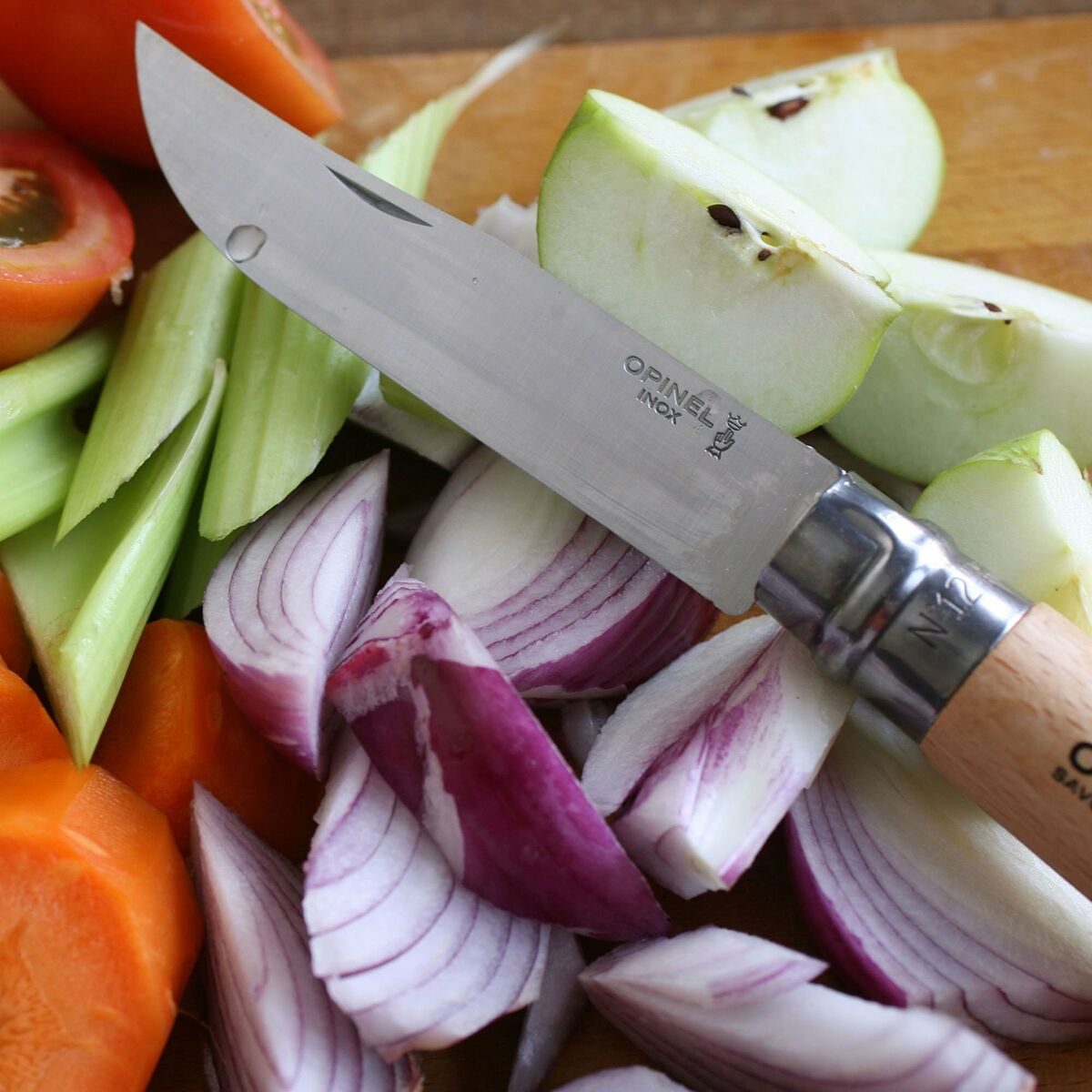Fickkniv Opinel Nº9 9 cm Rostfritt stål bokträ finns hos Aktivcamping