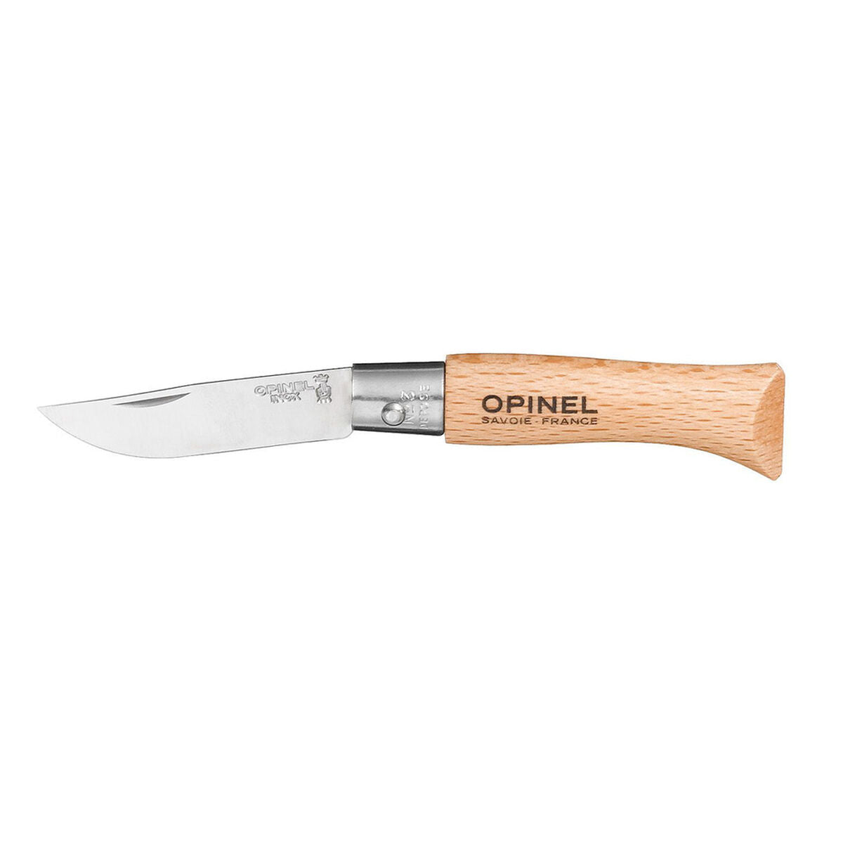Fickkniv Opinel nº3 Rostfritt stål bokträ 4 cm - finns hos Aktivcamping