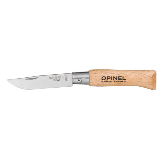 Fickkniv Opinel nº4 Rostfritt stål bokträ 5 cm finns hos Aktivcamping
