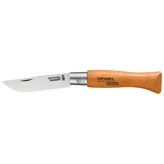 Fickkniv Opinel nº5 Kolstål bokträ 6 cm finns hos Aktivcamping