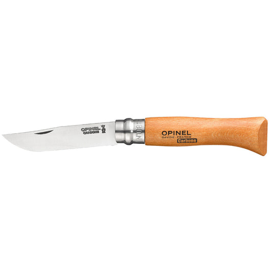 Fickkniv Opinel nº8 Kolstål bokträ 8,5 cm finns hos Aktivcamping