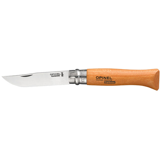 Fickkniv Opinel nº9 Kolstål bokträ 9 cm finns hos Aktivcamping