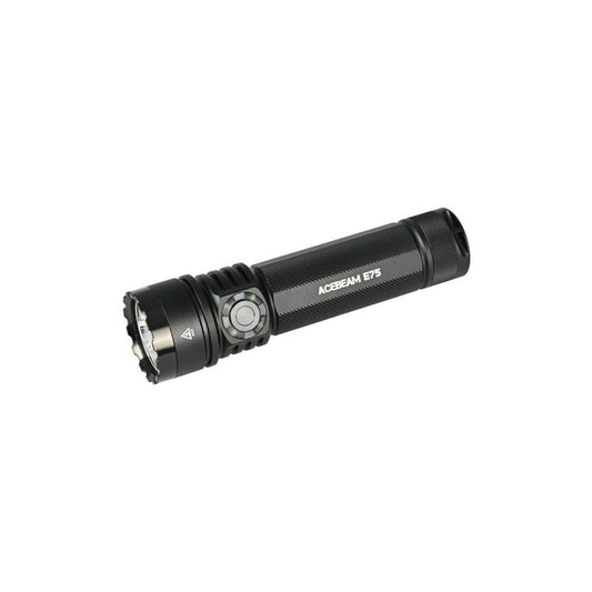 Ficklampa Acebeam E75 BLACK 5000K finns hos Aktivcamping