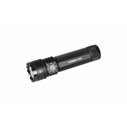 Ficklampa Acebeam E75 BLACK 5000K finns hos Aktivcamping