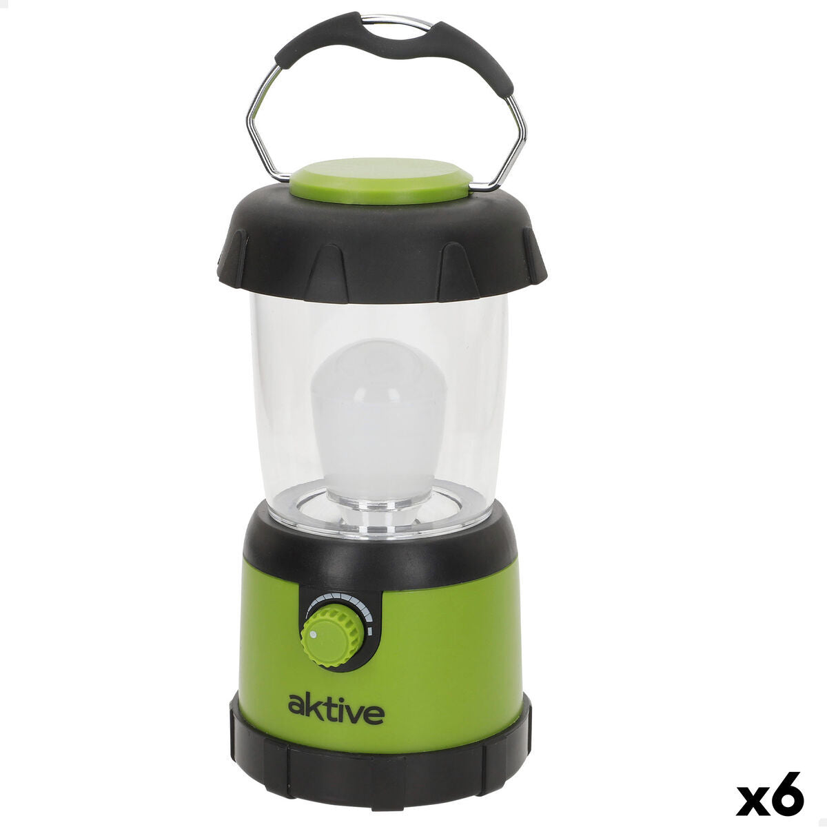 Ficklampa Aktive Metall Plast Camping (6 antal) - finns hos Aktivcamping