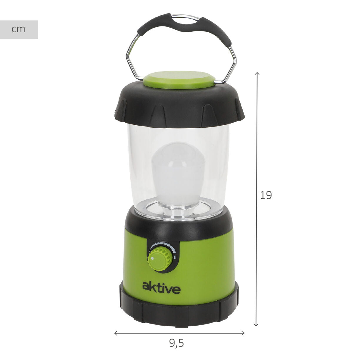 Ficklampa Aktive Metall Plast Camping (6 antal) - finns hos Aktivcamping