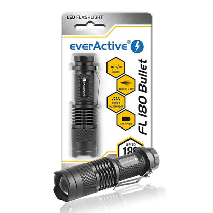 Ficklampa EverActive FL180 200 Lm - finns hos Aktivcamping